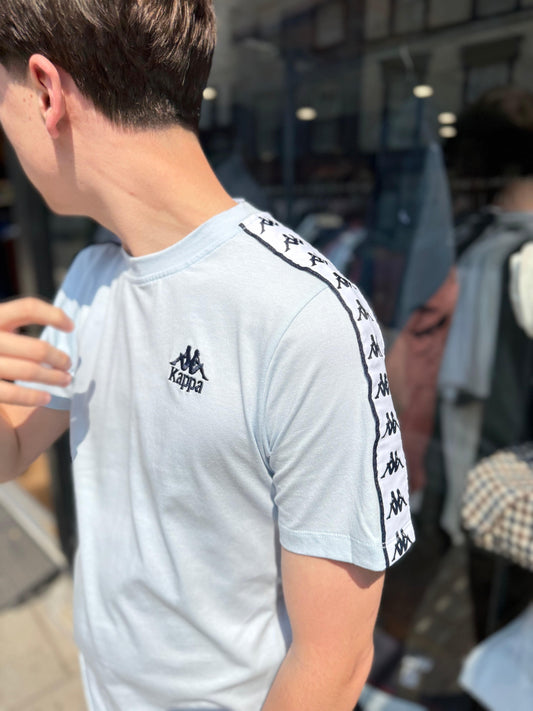 Kappa Umara T-Shirt Blue Azure/White - RD1 Clothing