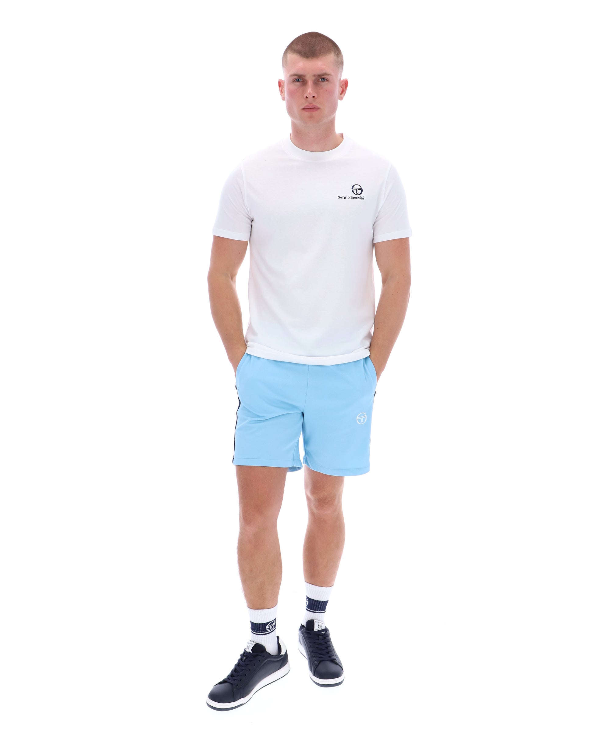 Serigo Tacchini Felton T-Shirt in White - RD1 Clothing