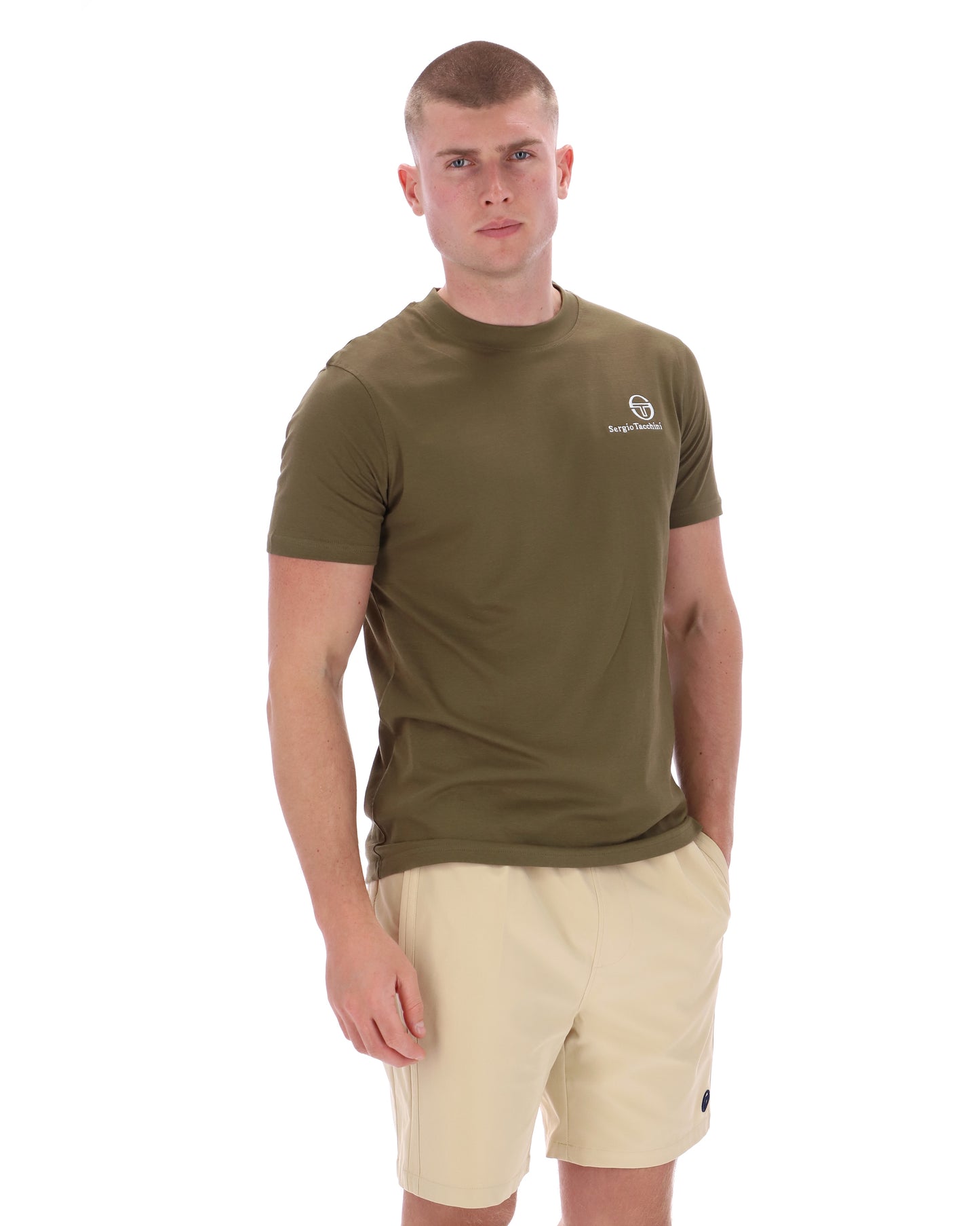 Serigo Tacchini Felton T-Shirt in Dark Olive - RD1 Clothing