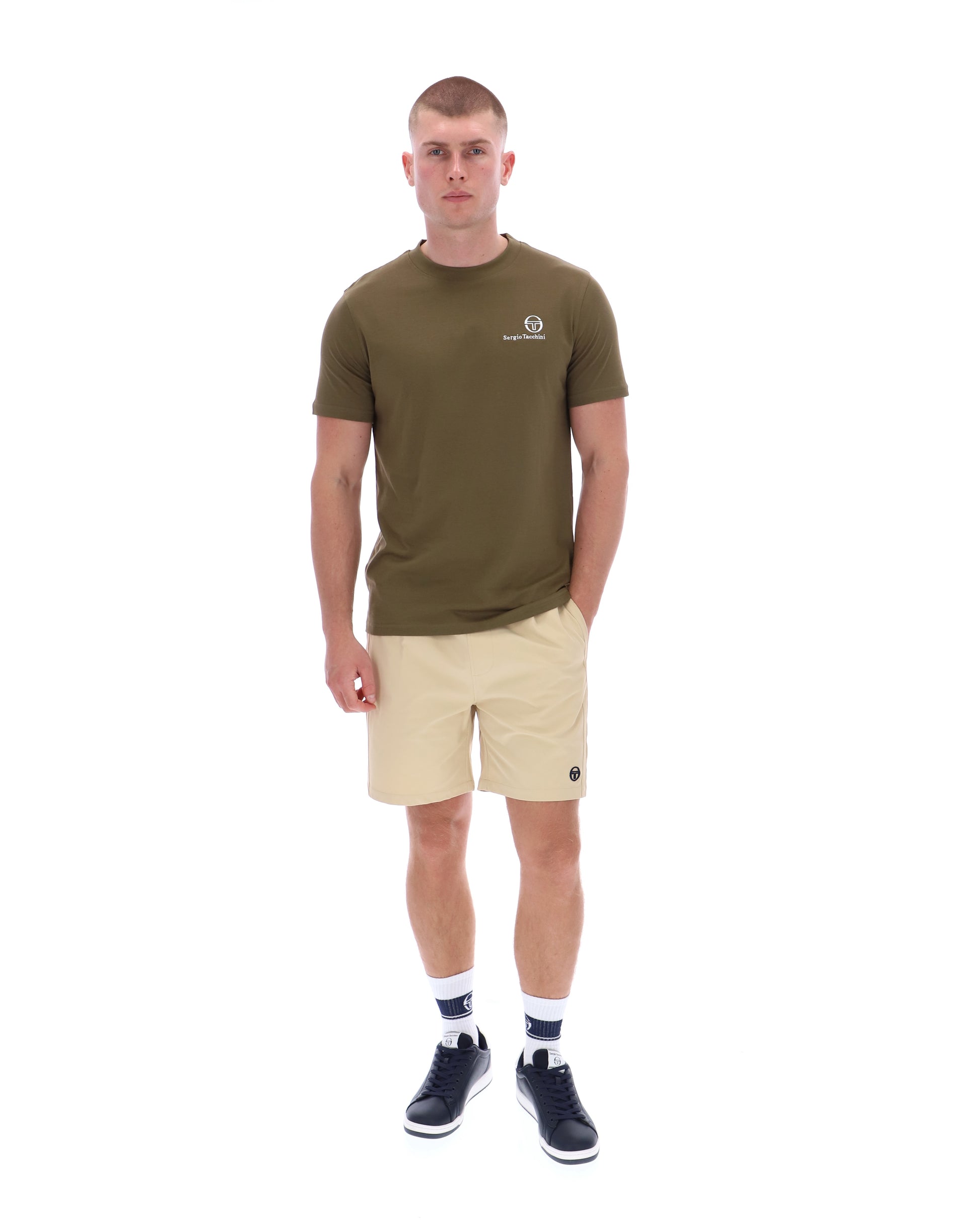 Serigo Tacchini Felton T-Shirt in Dark Olive - RD1 Clothing