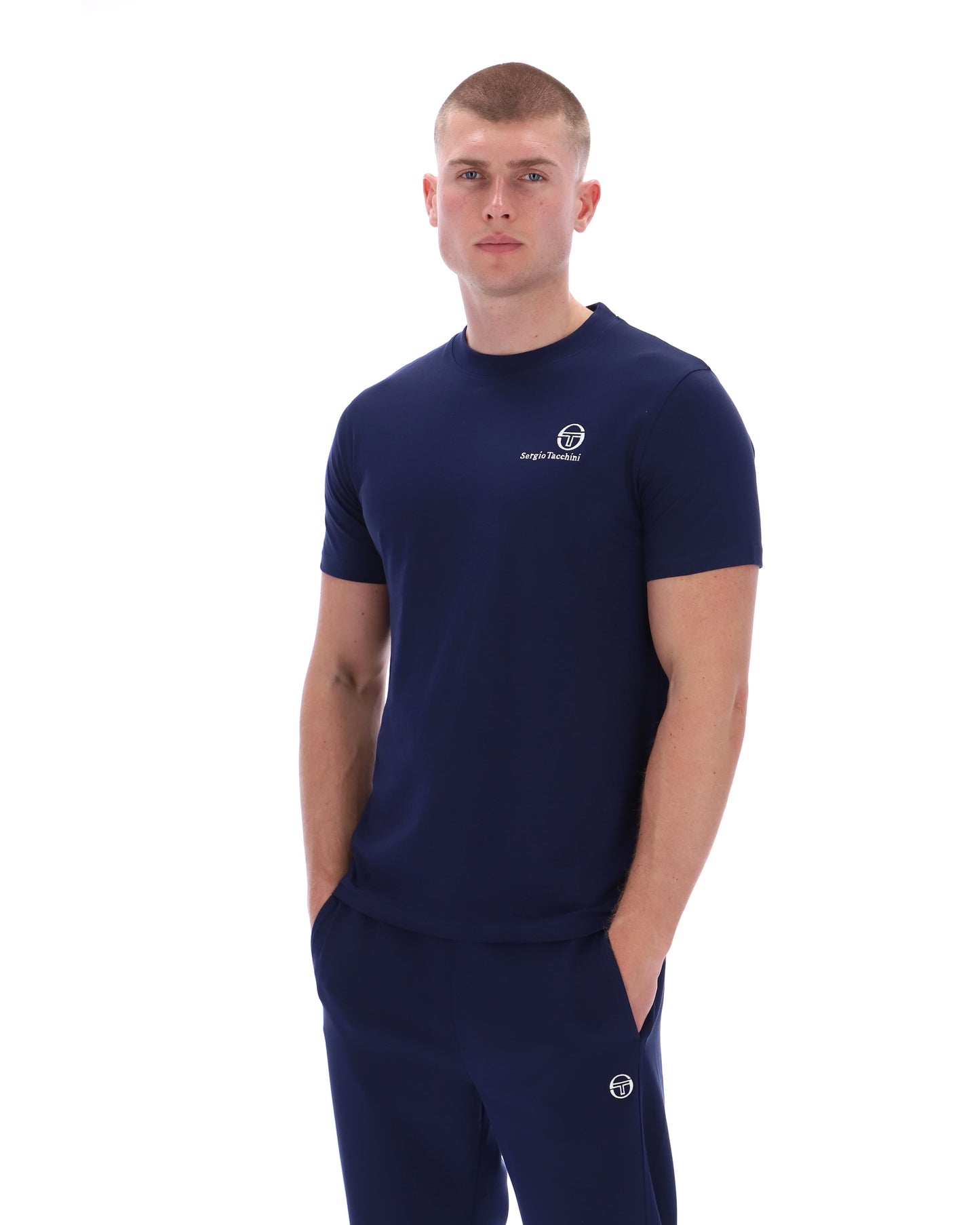 Serigo Tacchini Felton T-Shirt in Navy - RD1 Clothing