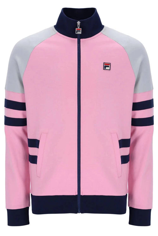 Fila Founder 2 Track Top Prism - Pink/Navy/High Rise - RD1 Clothing