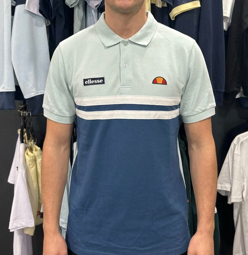 Ellesse Muccia Polo Blue/Light Blue - RD1 Clothing