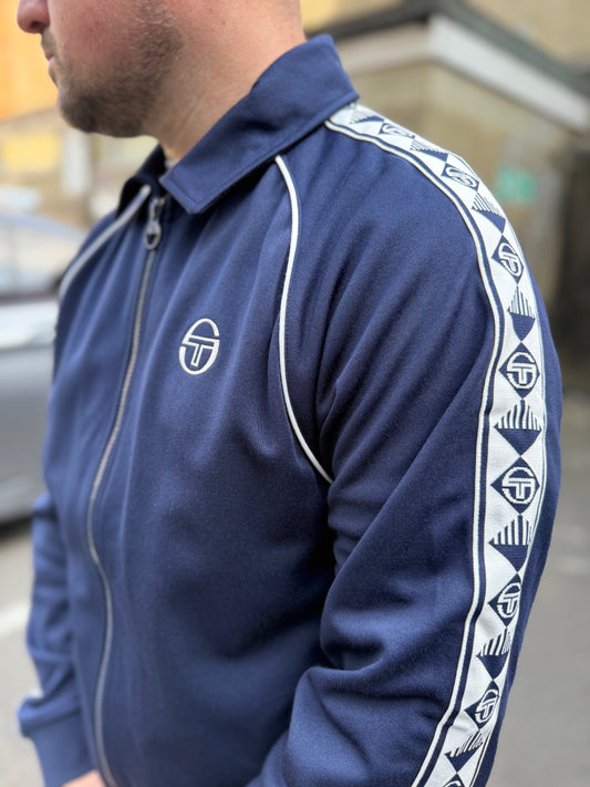 Sergio Tacchini Sarto Tape Track Top Navy