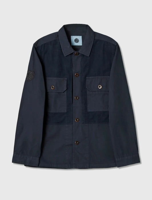 Pretty Green MountField Navy OverShirt