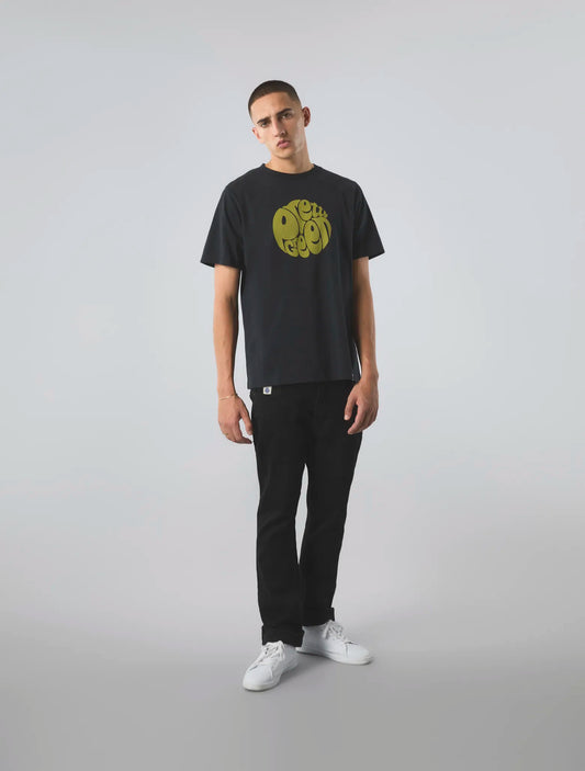 Pretty Green 15th Anniversary Gillespie Logo T-Shirt In Black