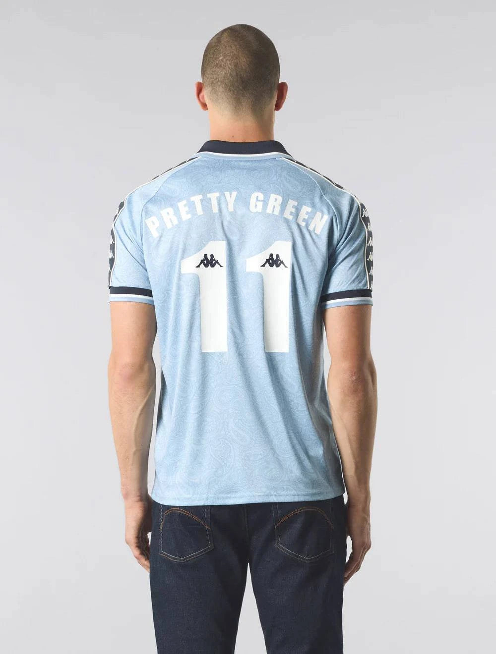 Pretty Green Home Maine Road Football Top Sky Blue - RD1 Clothing