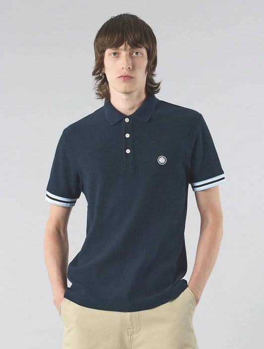 Pretty Green Cressa Tipped Polo Navy - RD1 Clothing