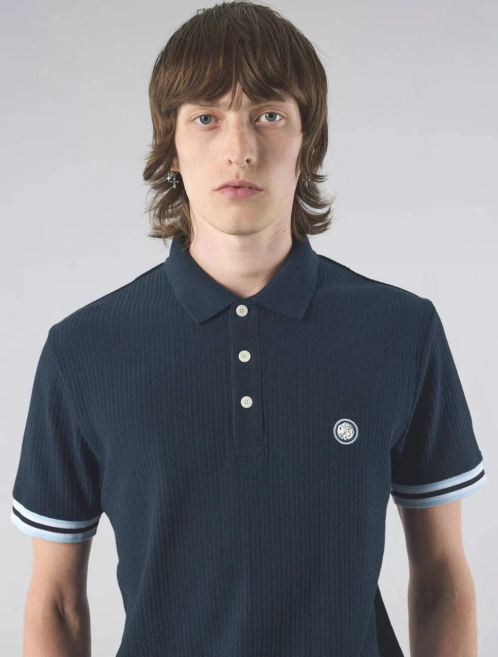 Pretty Green Cressa Tipped Polo Navy - RD1 Clothing