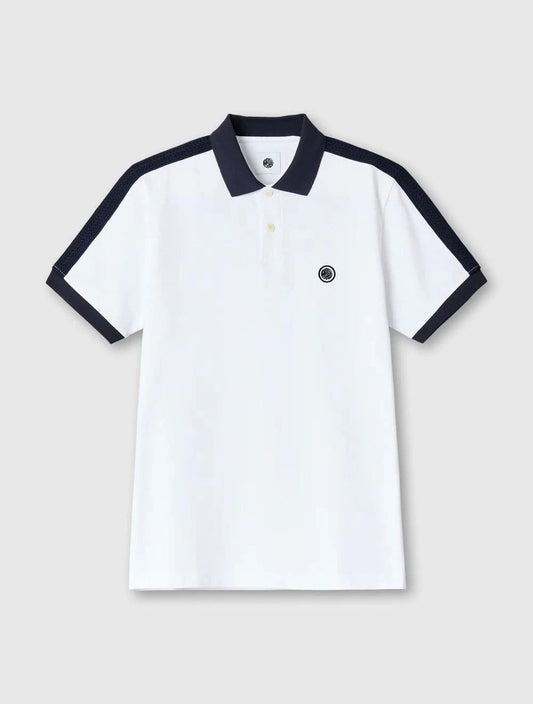 Pretty Green Denton Polo White/Black - RD1 Clothing
