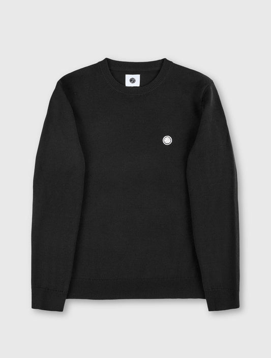 Pretty Green Crewneck Merino Blend Crew Black