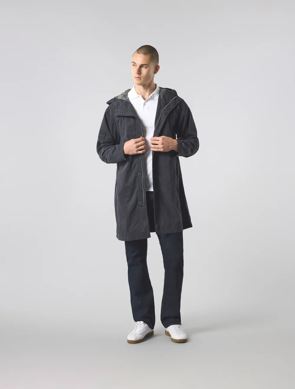 Pretty Green Feltham Parka Black - RD1 Clothing