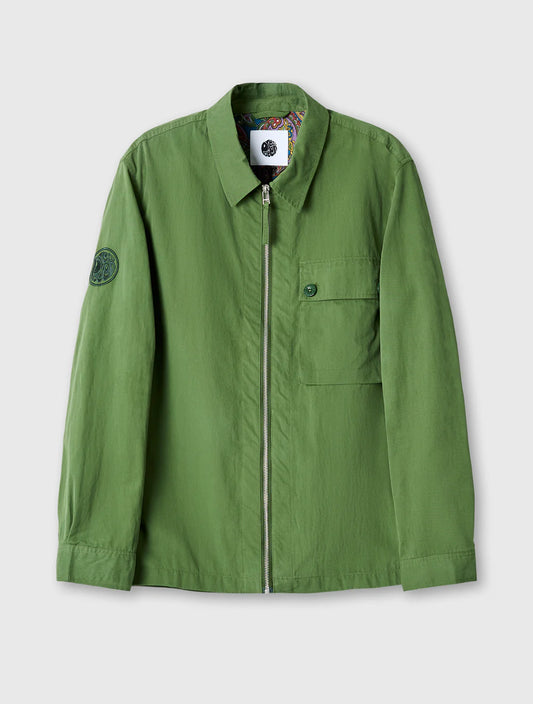 Pretty Green Feltham Overshirt Khaki - RD1 Clothing