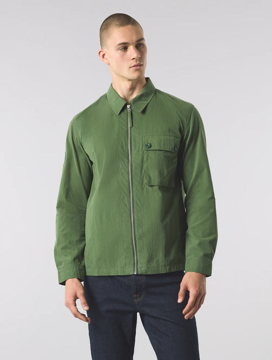 Pretty Green Feltham Overshirt Khaki - RD1 Clothing