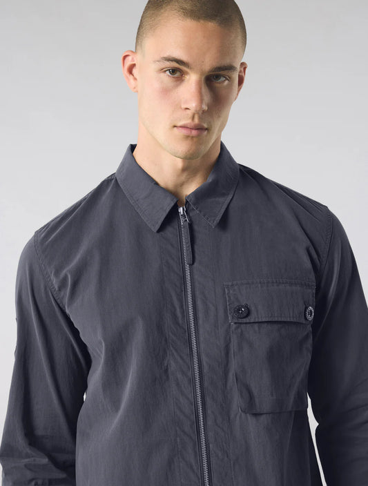 Pretty Green Feltham Overshirt Navy - RD1 Clothing
