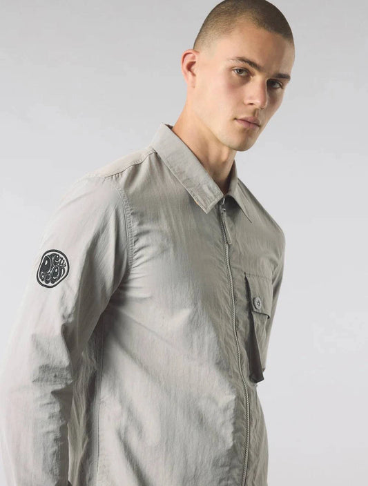 Pretty Green Heaton Overshirt Grey - RD1 Clothing