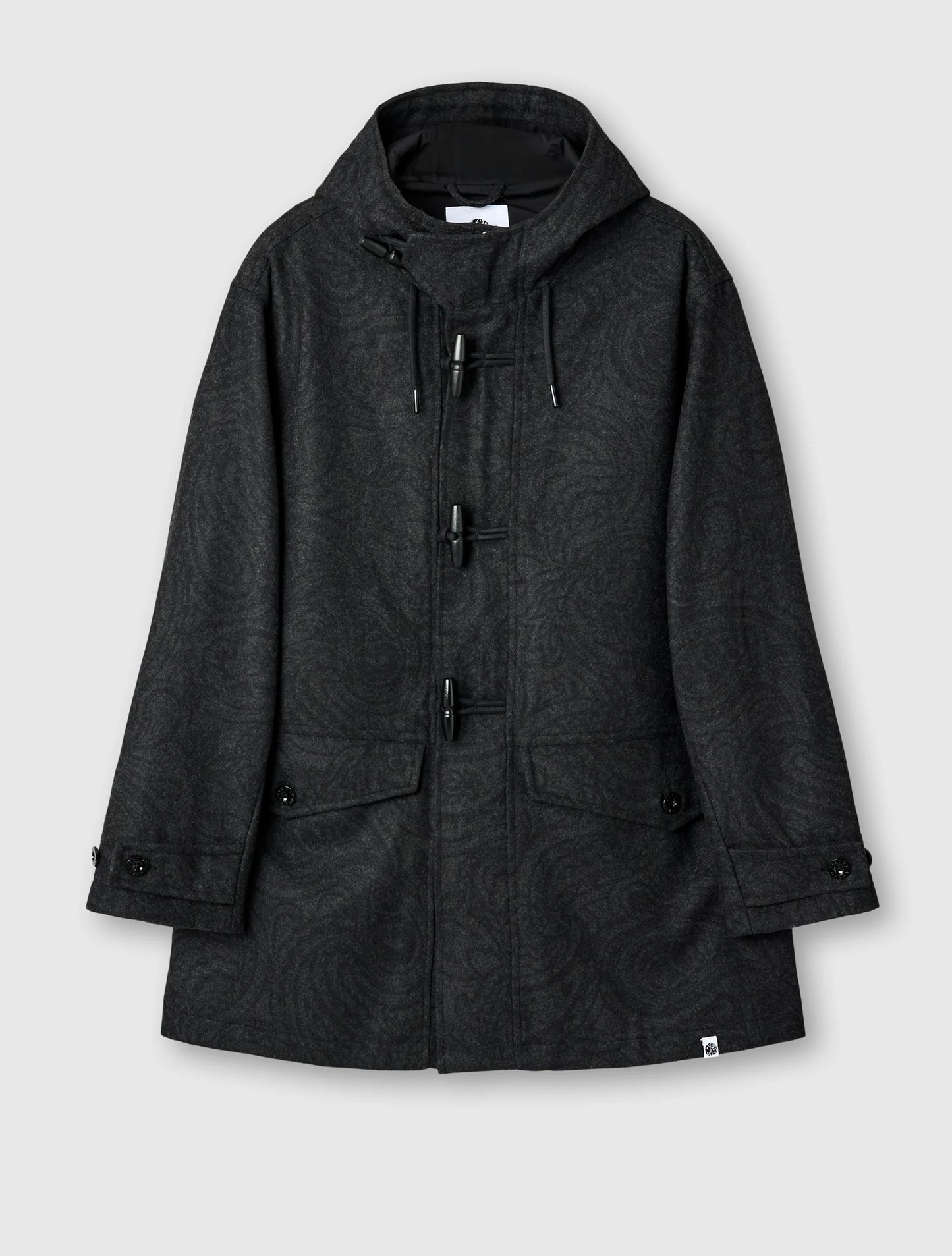 Pretty Green Randolph Duffle Coat Black - RD1 Clothing