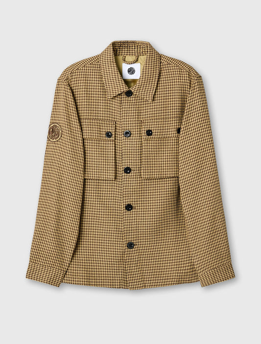 Pretty Green Kilburn Overshirt Taupe - RD1 Clothing