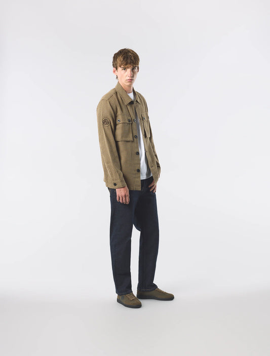 Pretty Green Kilburn Overshirt Taupe - RD1 Clothing