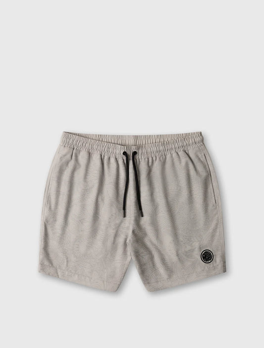Pretty Green Resonance Water Reactive Swim Shorts Grey