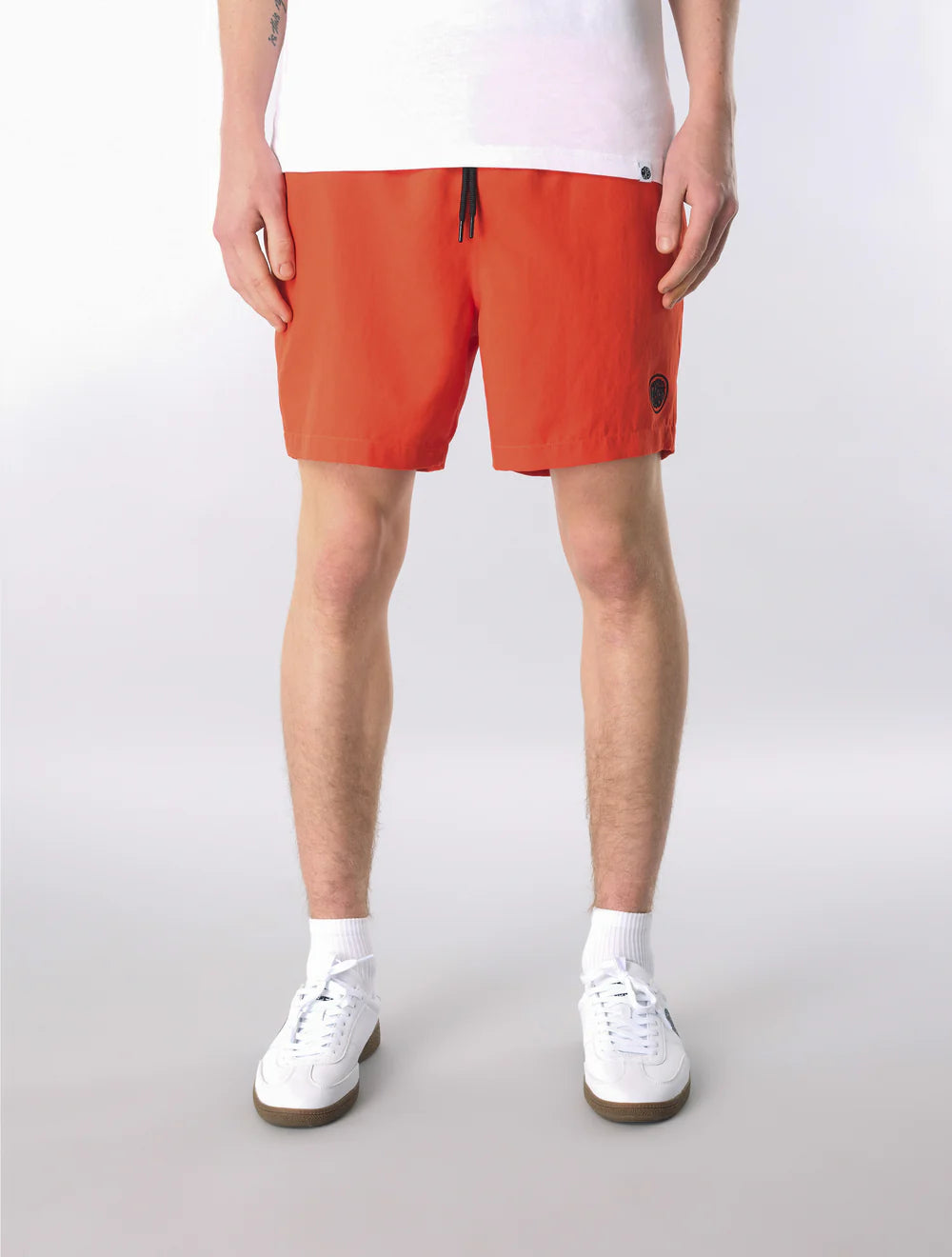 Pretty Green Resonance Water Reactive Swim Shorts Red