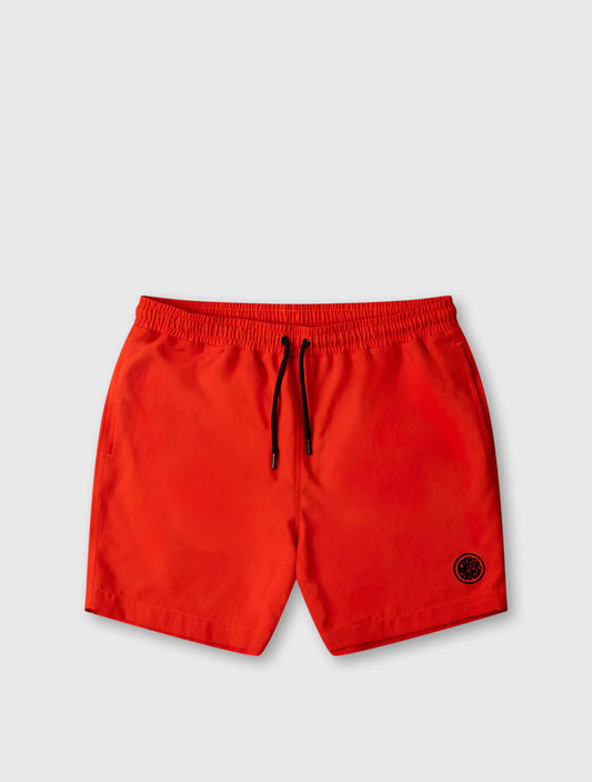Pretty Green Resonance Water Reactive Swim Shorts Red