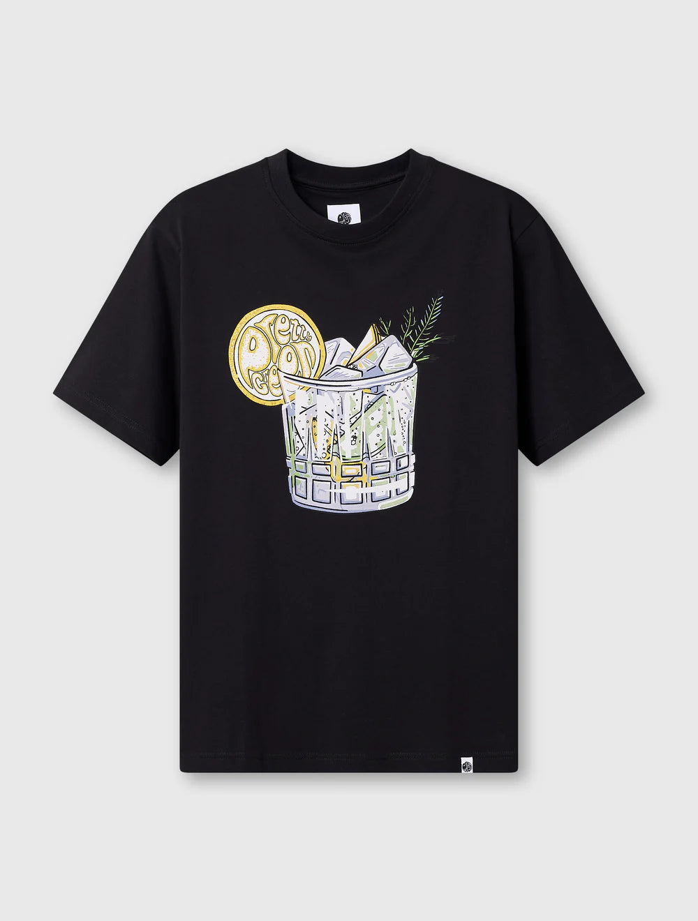 Pretty Green Gin And Tonic T-Shirt Black - RD1 Clothing