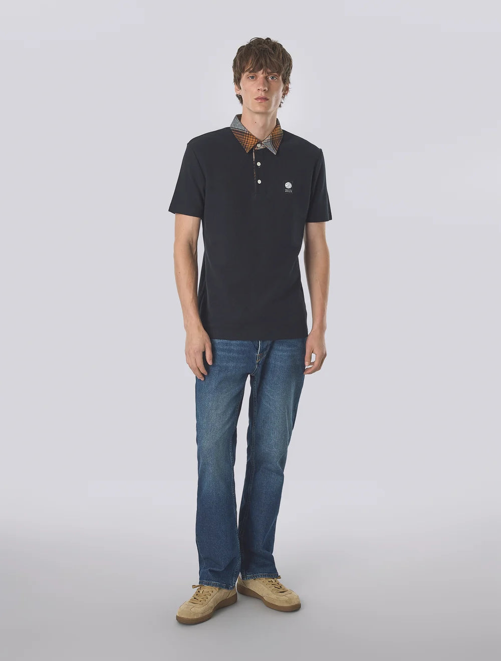 Pretty Green Strobe Polo Shirt Black