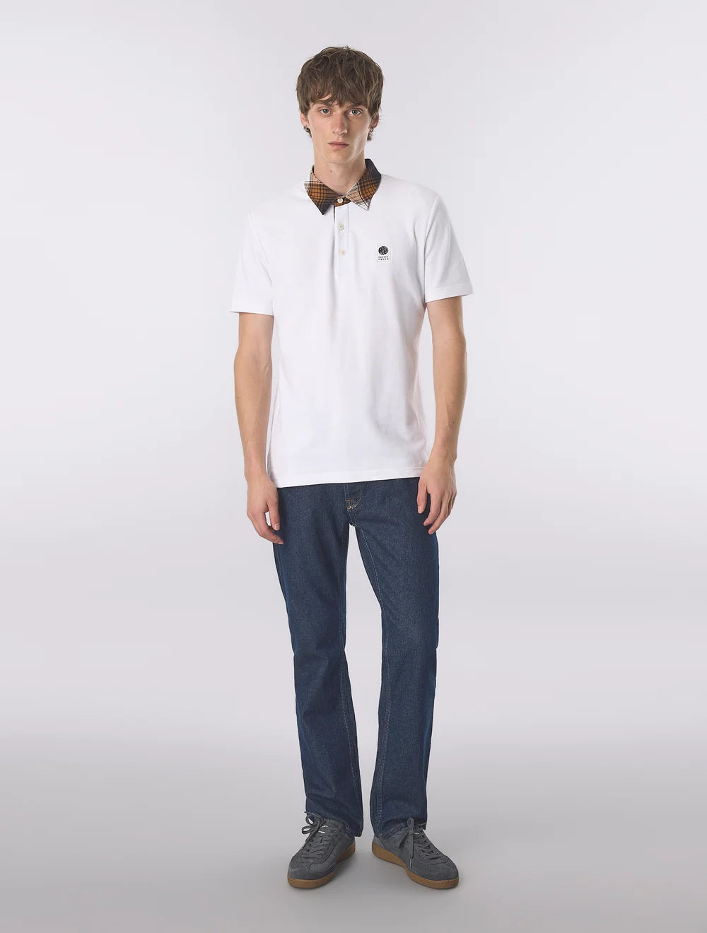Pretty Green Strobe Polo Shirt White