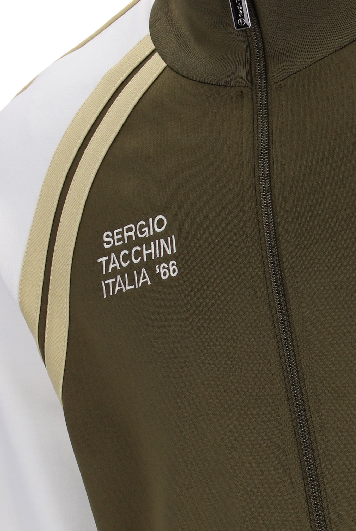 Sergio Tacchini Ghibli Davis Track Top Dark Olive/Gardenia/Mojave Desert - RD1 Clothing