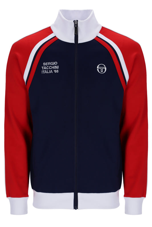 Sergio Tacchini Ghibli Davis Track Top Maritime Blue/Adrenaline Rush/White - RD1 Clothing