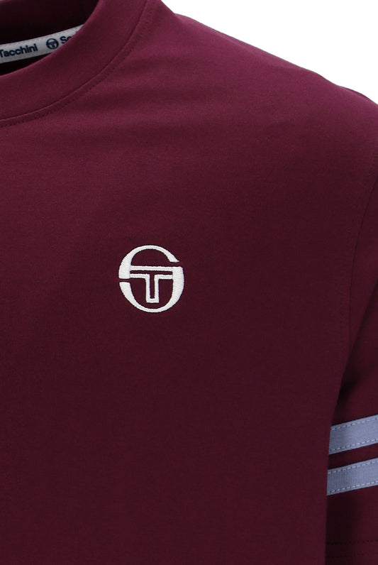 Sergio Tacchini Grello Crew Neck T-Shirt Fig/Country Blue