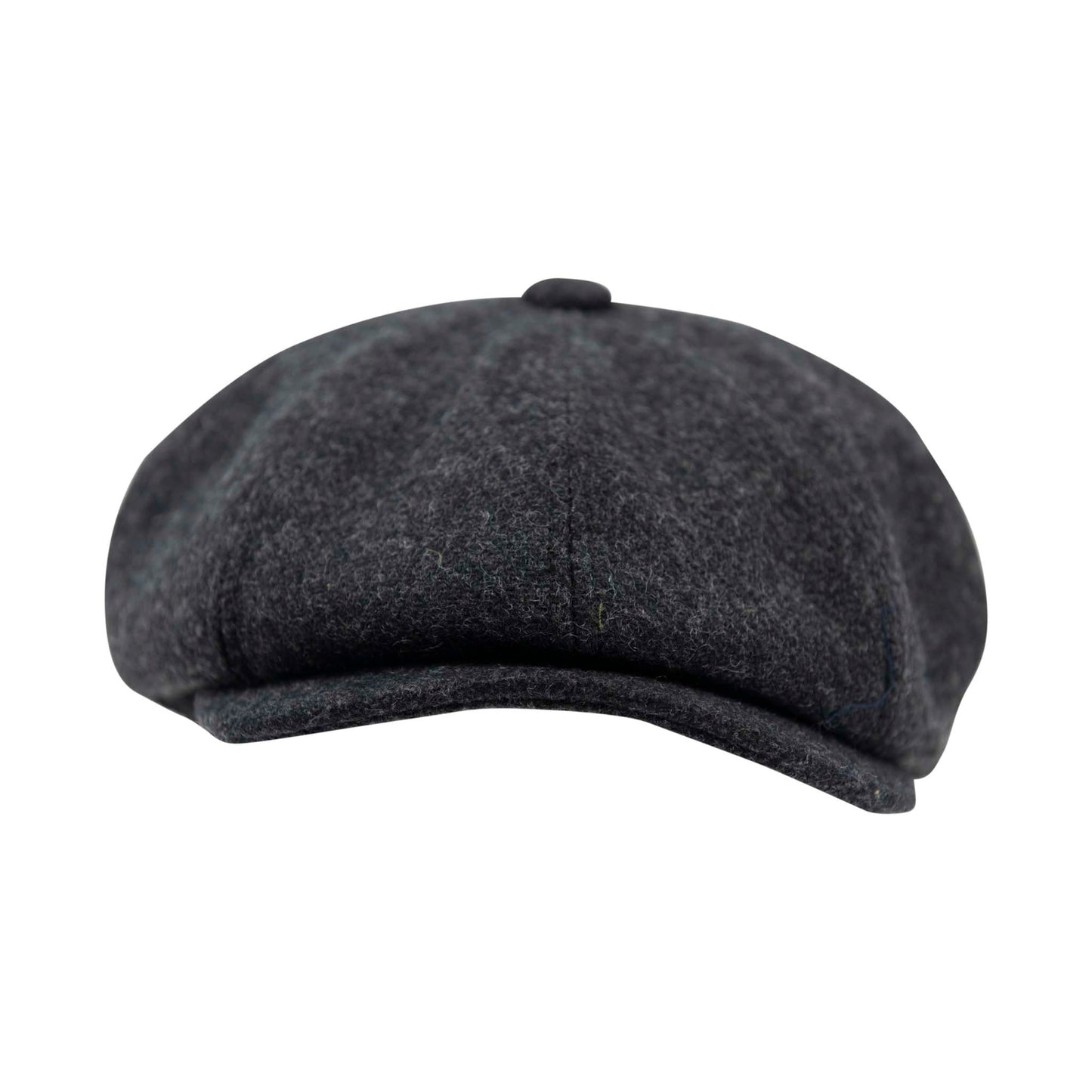 Carlyle Plain Wool Mix Newsboy Cap Charcoal