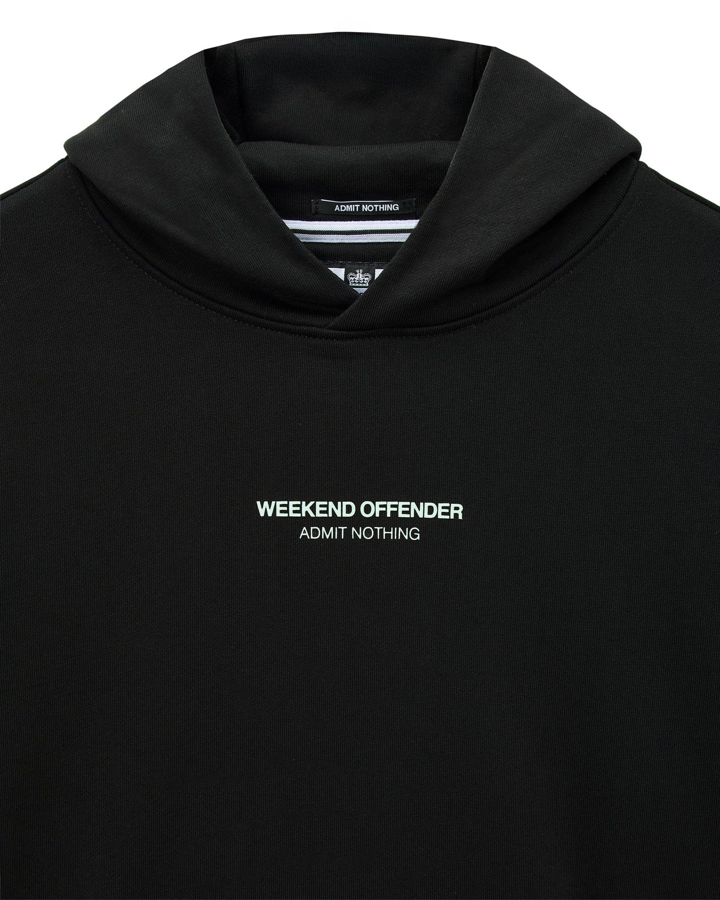 Weekend Offender Cobain Hoodie Black/Amazonite Green