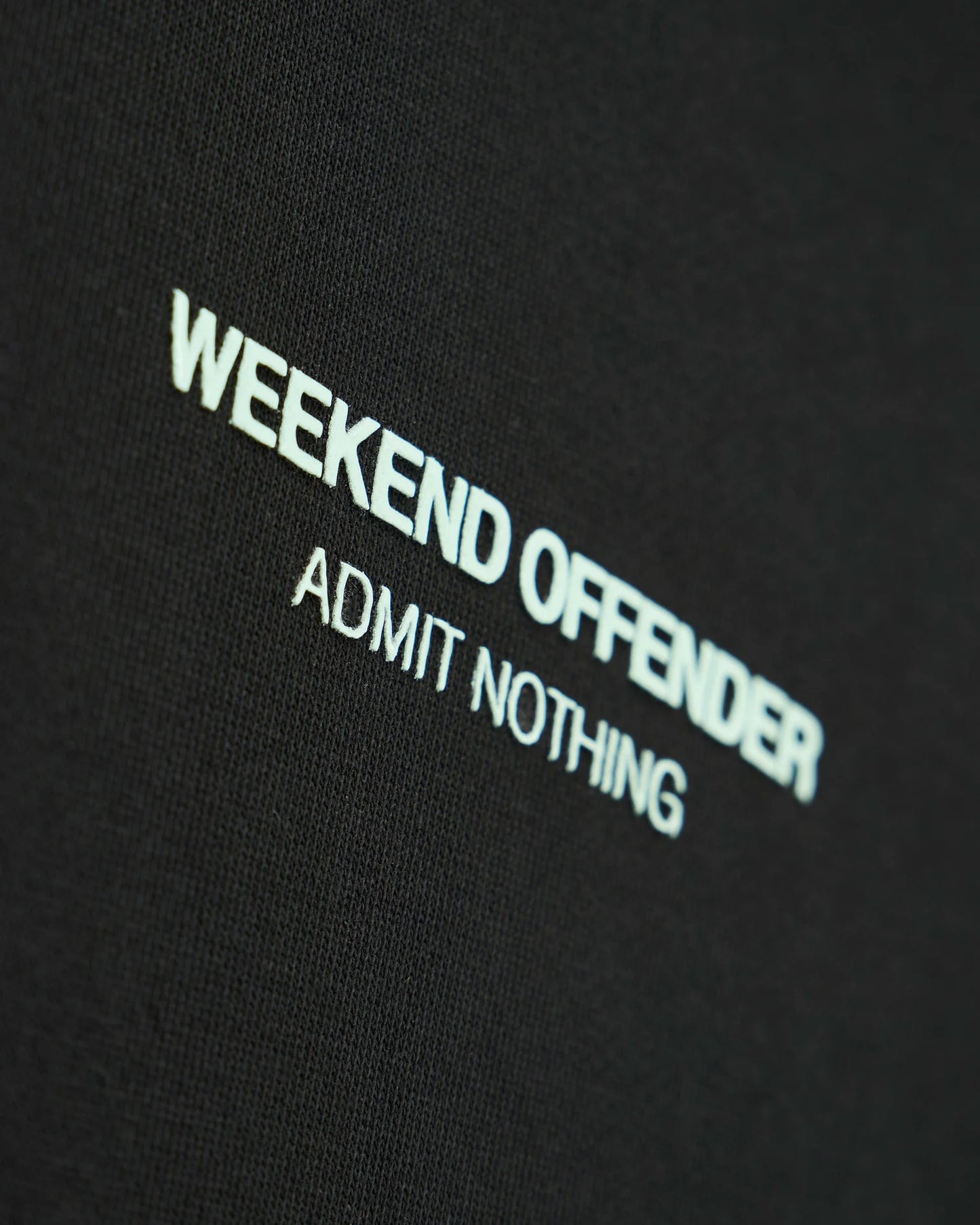 Weekend Offender Cobain Hoodie Black/Amazonite Green