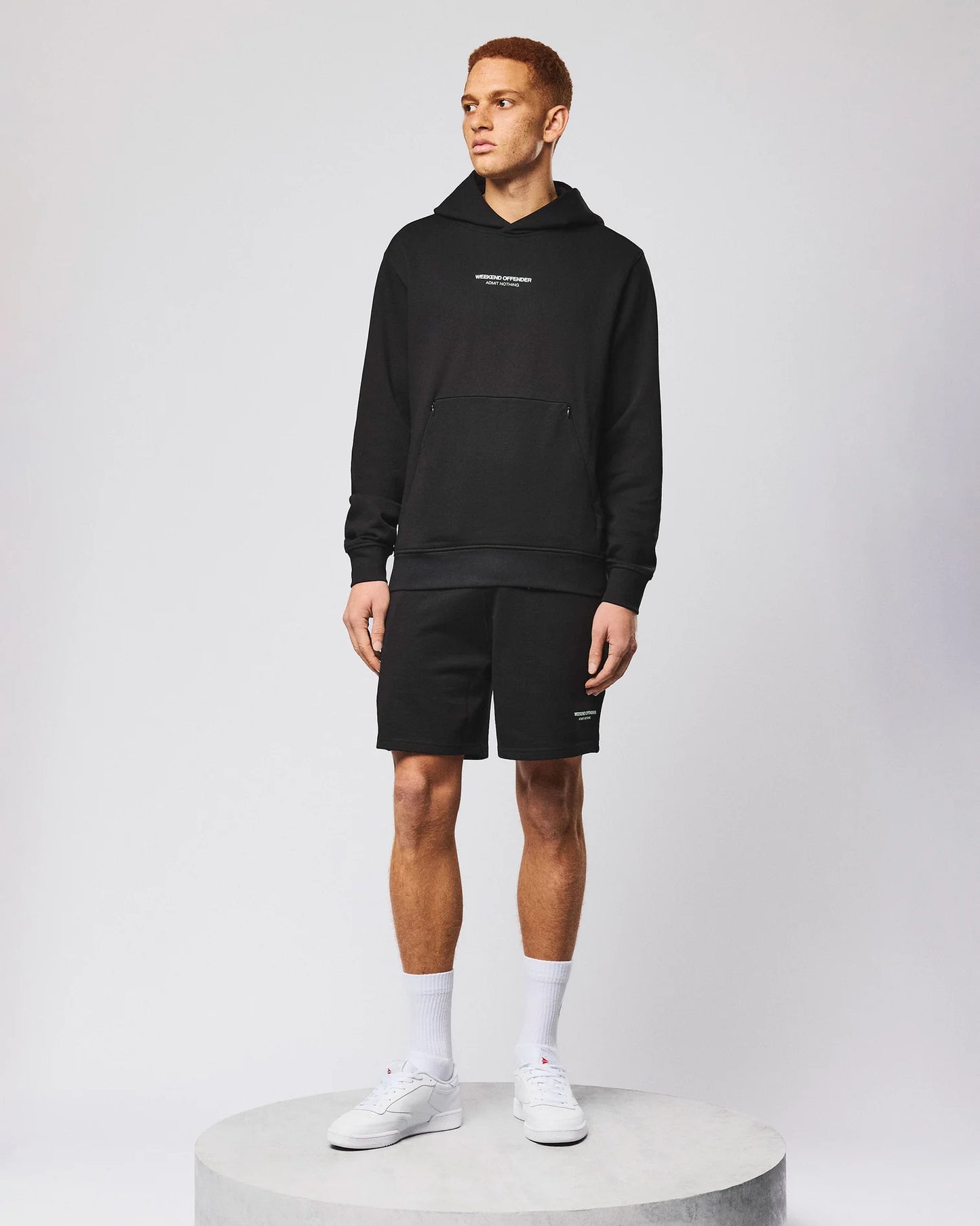 Weekend Offender Cobain Hoodie Black/Amazonite Green