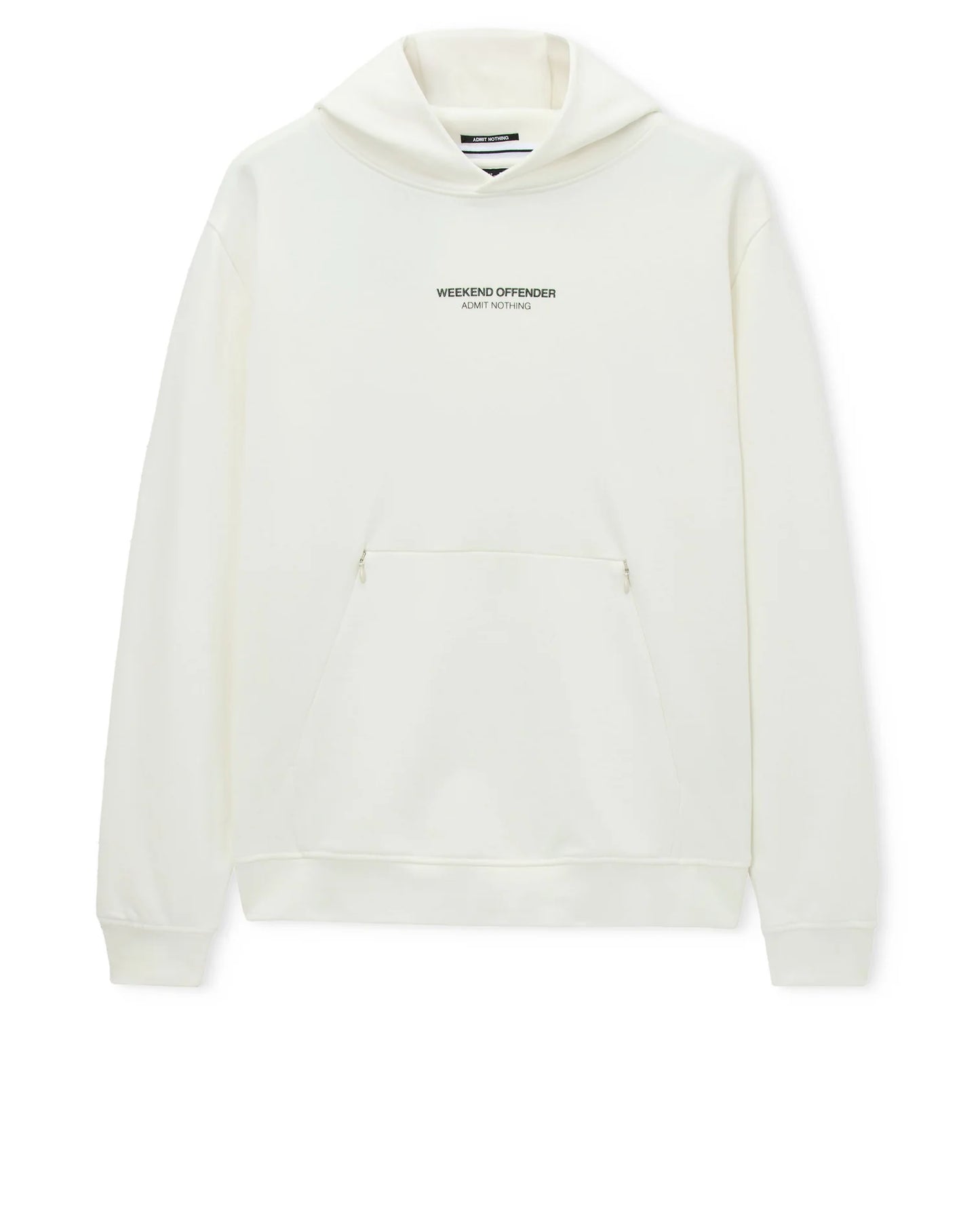 Weekend Offender Cobain Hoodie Ghost/Black Forest Green