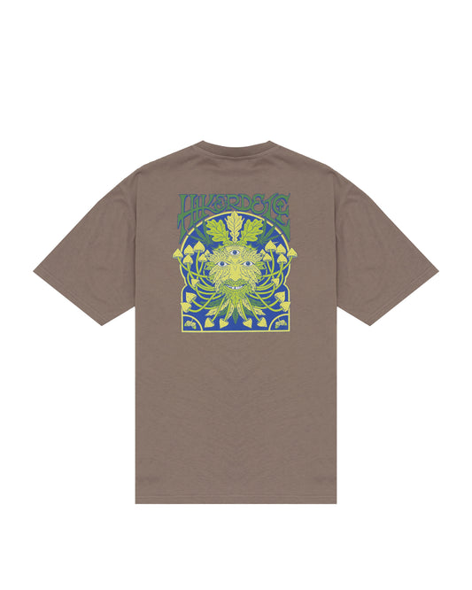 Hikerdelic Green Man SS T-Shirt In Mushroom
