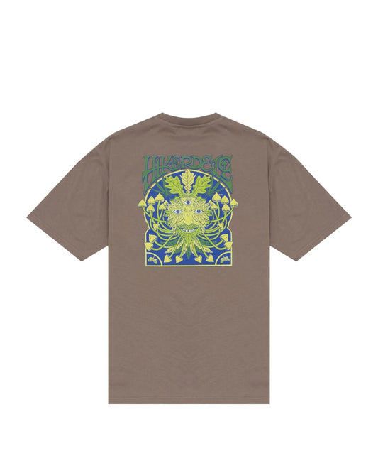 Hikerdelic Green Man SS T-Shirt In Mushroom