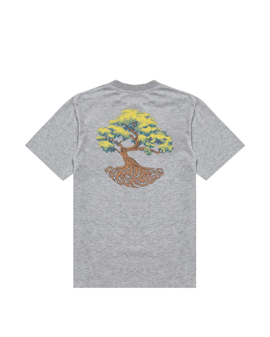 Hikerdelic Trunk SS T-Shirt In Grey Marl