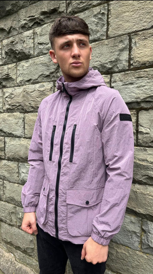 Terrace Cult Tessio Ripstop Jacket Lilac