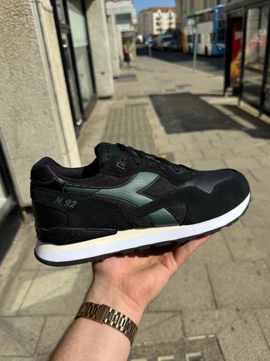 Diadora N.92 Advance Black/Pineneedle