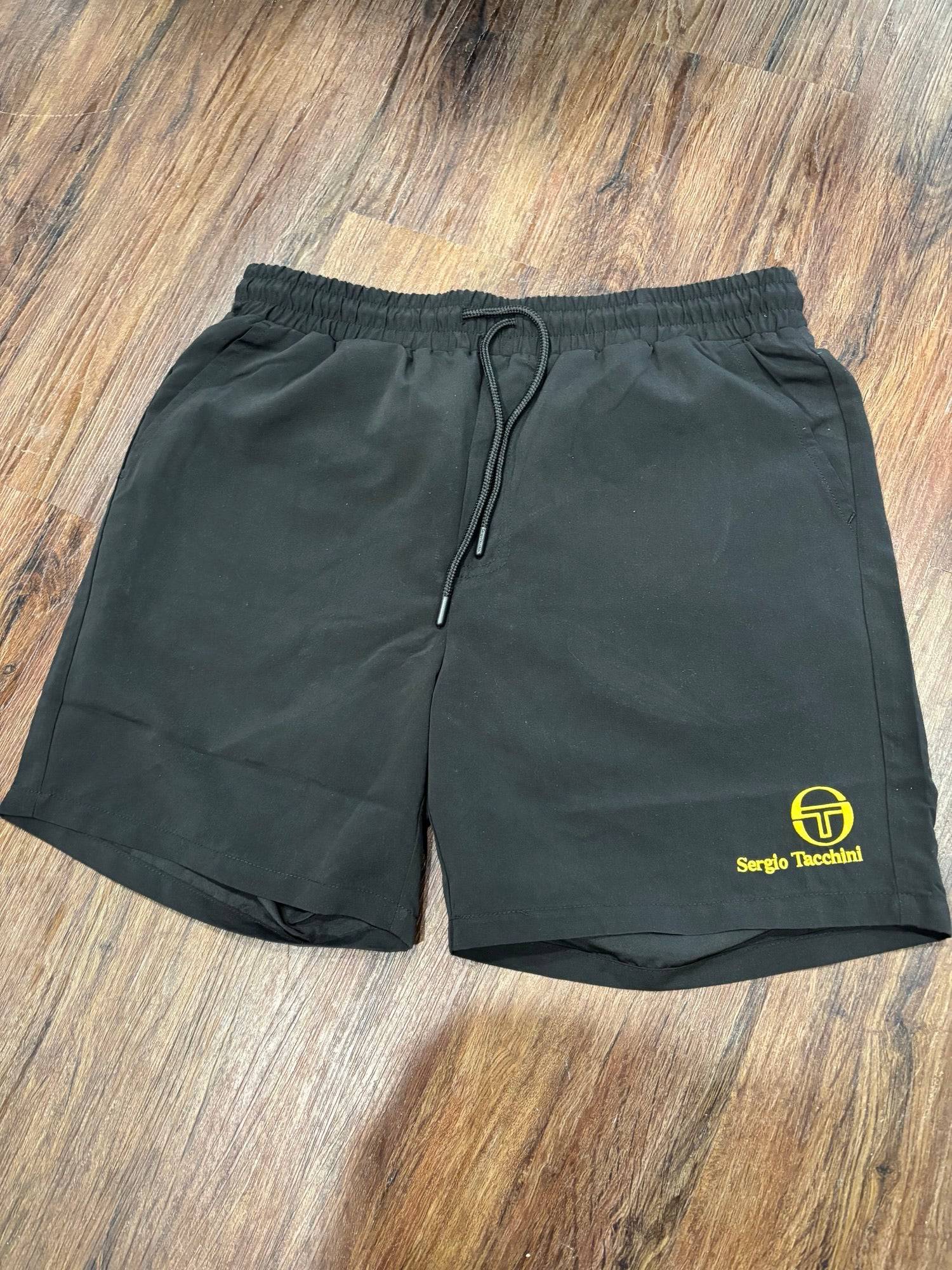 Sergio Tacchini Cordosa Swim Shorts Black - RD1 Clothing