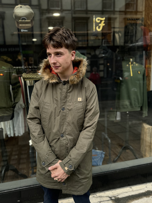 Gabicci Vintage Paxton Parka-Khaki