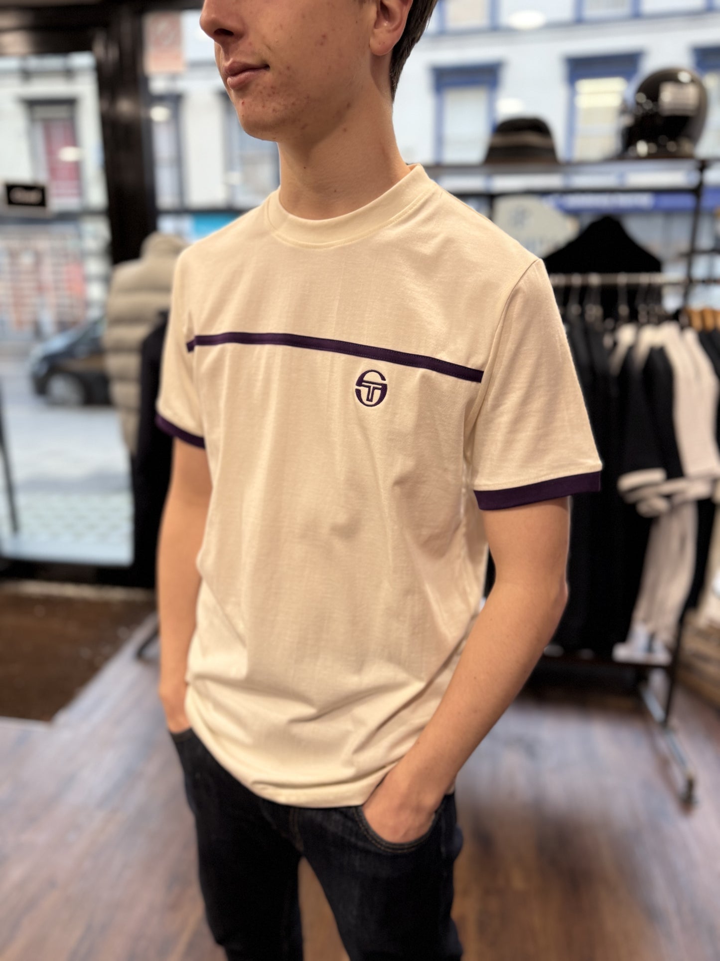 Sergio Tacchini Wilding T-Shirt Cream