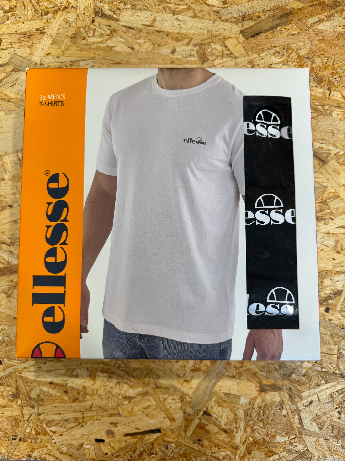 Ellesse Pack of 3 tees In Black