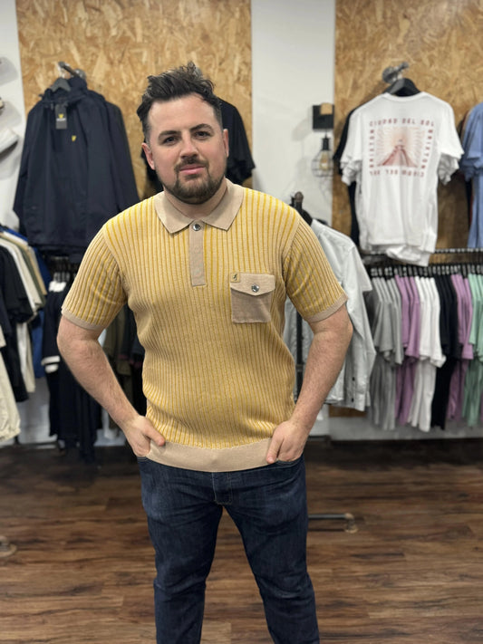 Gabicci Vintage Marconi S/S Knit Granola
