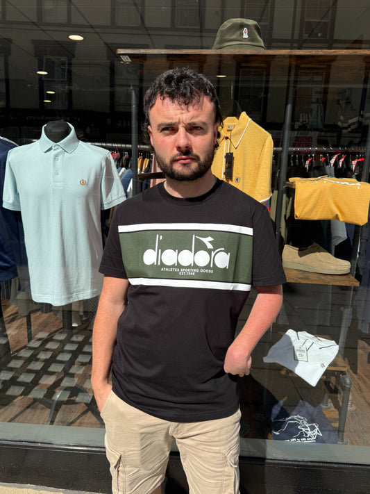 Diadora Logo T-shirt Green Rifle