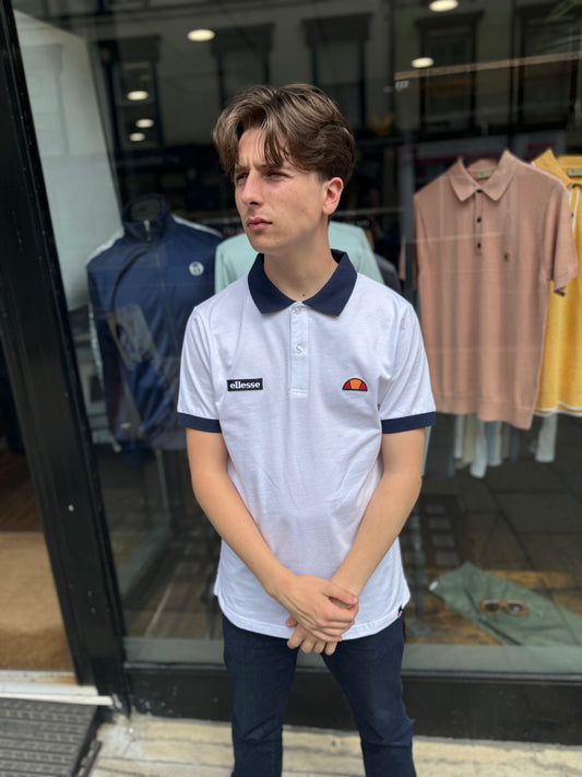 Elesse Lessepsia Polo White/Navy