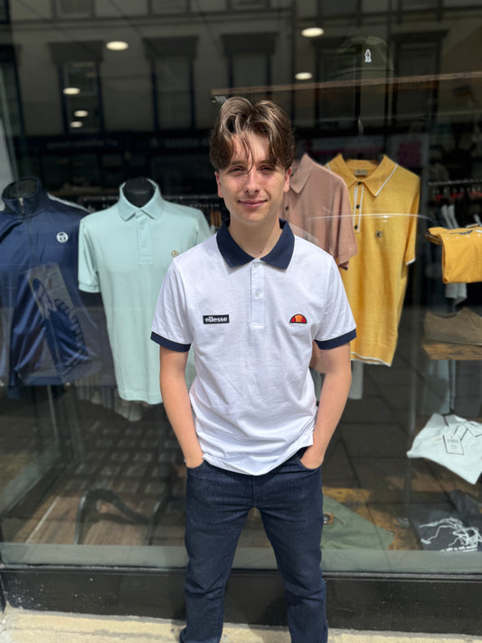 Elesse Lessepsia Polo White/Navy